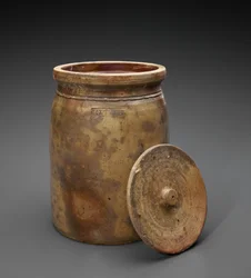 Crock, c. 1873-1882 (glidglaserat stengods)
