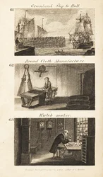 Handlar i Regency England: Grönland fartyg till Hull, breddukstillverkning och urmakare