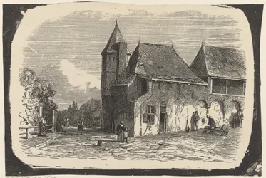 Utsikt över Koppelpoort i Amersfoort