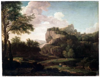 Landskap, sent 1600- eller 1700-tal