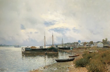 Efter regnet. Plyos, 1889.