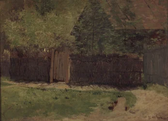 Första grönskan. maj 1883