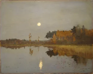 Skymning. Månen, 1899