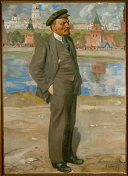 Lenin framför Kreml, Moskva