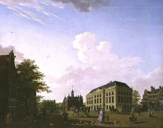 Utsikt över Leidseplein i Amsterdam, 1778