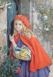 Rödluvan, 1862 (wc och gouache på papper)