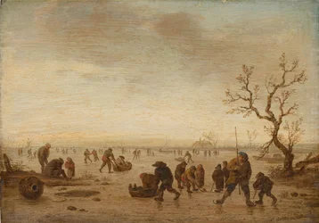 Skaters on the Ice, ca 1642-45 (olja på ek)