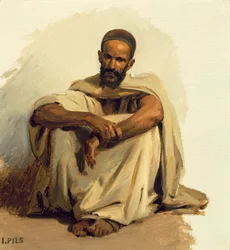Sittande arab