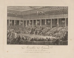 Natten till den 4 augusti 1789 i nationalförsamlingen, 1790