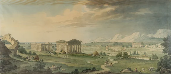 Utsikt över Paestum