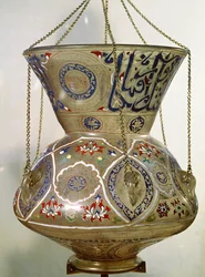 Lampa, från Sultan Hasans moské, Kairo (glas)