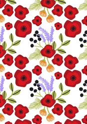 Poppy print, 2015 (klippt papper)