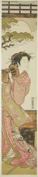Courtesan som spelar en handtrumma