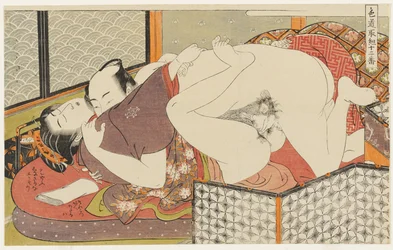 I nöjeskvarteren, nr 3 ur Tolv möten på kärlekens väg (Shikidō torikumi jūniban)