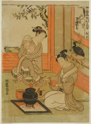 Kakkyo (kinesiska: Guo Ju), från serien "Fashionabla japanska versioner av de tjugofyra förebilderna för filialisk fromhet (Furyu Yamato nijushiko)"