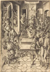 Kristus före Annas, ca. 1480.