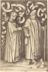 Kyrkobesökarna, ca. 14951503.