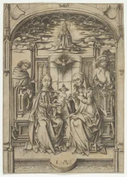 Den heliga familjen med St. Anne.