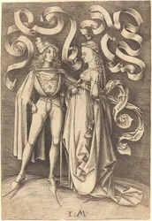 Riddaren och damen, ca. 14951503.