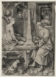 Orgelspelaren och hans fru.