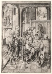 Passionen: Nattvarden i Emmaus.