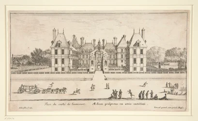 Utsikt över Chateau Liencourt: The Forecourt