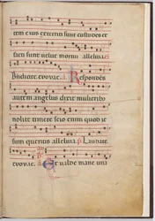 Blad 4 från ett antifonalt fragment