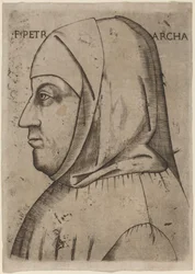 Porträtt av Petrarca