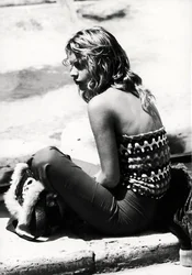 En ung hippy, ca 1970