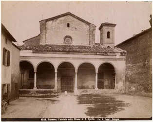Church of Holy Spirit, Ravenna, Emilia-Romagna, Italien, fotografi av Pietro Poppi, Bologna, ca 1900