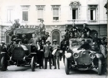 Milano, 3 och 4 augusti 1922. Fascisternas reaktion på strejken. Actionteam på Scala Square.