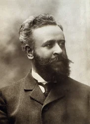 Porträtt av Alberto Franchetti (1860-1942) italiensk kompositör