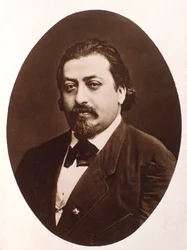 Porträtt av den polske kompositören Henryk Wieniawski (1835-1880)