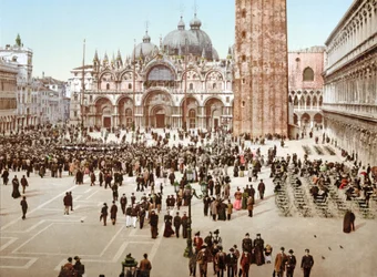 Markusplatsen, Venedig, 1890-1900