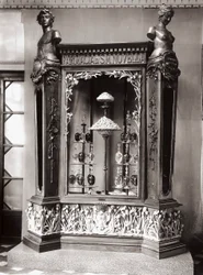 Vitrine, Officina Profumo, Pharmaceuticals of Santa Maria Novella, Florens, Italien
