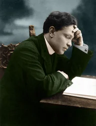 Ottorino Respighi (färgad bild)