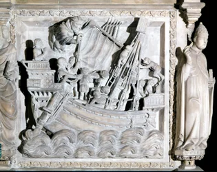1300-talsskepp. Kyrkan St Eustorgio i Milano.