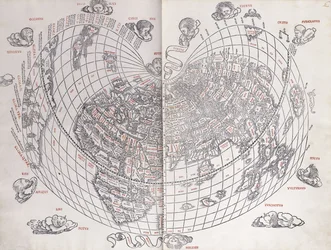 En karta över världen, 1511