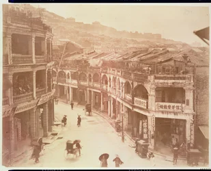 A Street in Hong Kong (albumintryck)