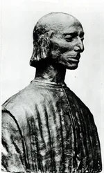 Byst av Niccolo Machiavelli (1469-1527)