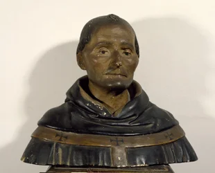 Byst av St. Antoninus (1389-1459) (målat trä)