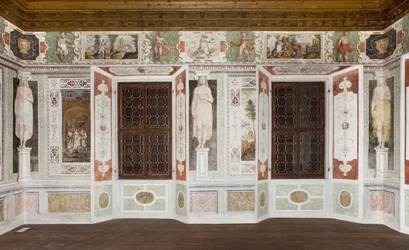 Caryatids Room: Metamorphoses av Ovid (fresk)