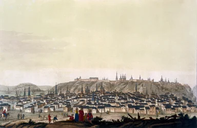 Staden Tobolsk, Ryssland, ca 1820-30-talet