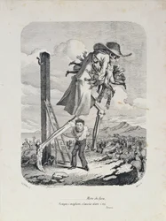 Döden tar alla de goda och lämnar skurkarna, c.1850