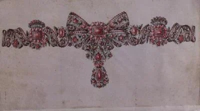 Design för en collier (ritning)