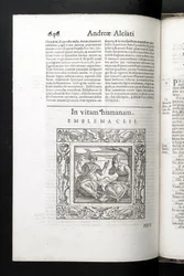 Emblem 152, In Human Life, från Andrea Alciatos Emblemata, Padua, Petro Paulo Tozzi