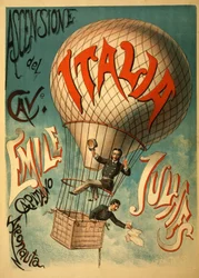 Emile Julhes, Aeronaut, ca 1890