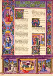 Fol.157v Andra Lukasevangeliet, från Borso d