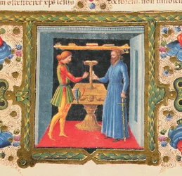 Fol.208r Brev från St. Paul till Timothy, från Borso d
