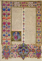 Fol.232v Andra brevet från St. Paulus till apostlarna, från Borso d